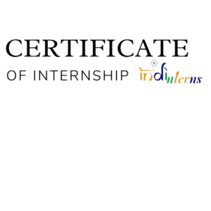 certificate of internship